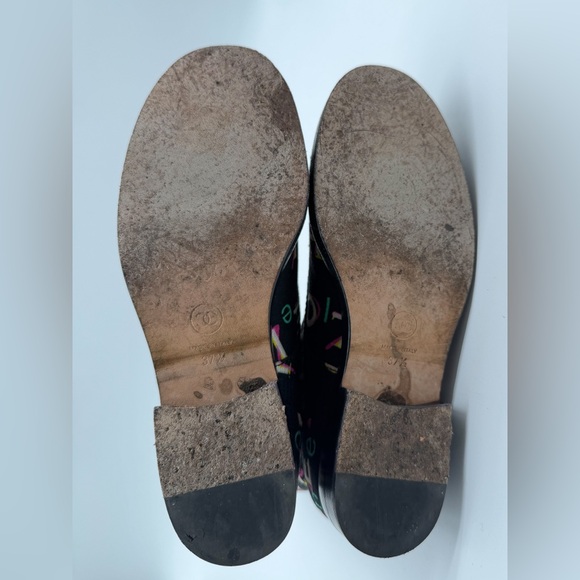 Chanel 2019 Interlocking CC Logo Multi Colored Combat Boots Size 37.5 - Picture 16 of 16